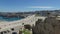 Tangier, Morocco - April 22, 2016: Moroccan city of Tangier Morocco Coste, overlooking the harbor and the old town