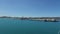 Tangier, Morocco - April 22, 2016: Moroccan city of Tangier Morocco Coste, overlooking the harbor and the old town