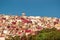 Tangier, Morrocco - Colorful View of Tangier Houses Rooftops Skyline Water Tower Antenna