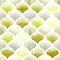 Tangier rug of green colors on white background. Watercolor seamless pattern