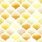 Tangier rug of yellow colors on white background. Watercolor seamless pattern. Spicy Mustard