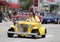 Tangier Shriner in small car in parade in small town America