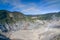 Tangkuban Parahu crater. Beautiful mountain of west java Indonesia