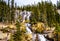 Tangle Falls in Jasper National Park