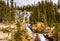 Tangle Falls in Jasper National Park