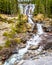 Tangle Falls in Jasper National Park, Alberta, Canada