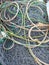 Tangled Fishing Net, Rope and Floats