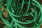 Tangled Green Hose Pipe