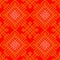 Tangled Oriental Pattern in red and gold, seamless