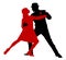 Tango dancers