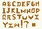 Tangram alphabet - cdr format