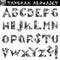 Tangram Alphabet Vector