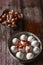 Tangyuan ,Red dates , peanuts, red dates, Wolfberry  on the table