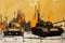 Tank Battle Showdown: Cartoon Mayhem in Urban Destruction (AI Generated)