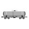 Tank car for gasoline icon, gray monochrome style