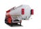 Tank car, isolated. For transportation of gas and petrol, oil pr