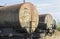 Tank cars rows