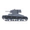 Tank Infantry Vickers Mk.E World War 2 Britain tank. Military army machine war, weapon, battle symbol silhouette side