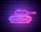 tank neon style icon. Simple thin line, outline vector of army icons for ui and ux, website or mobile application