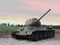 Tank T 32 Soviet combat weapon of WWII