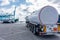 Tank truck of dangerous goods