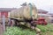 Tank for various liquids on a dairy farm.