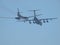 The tanker Ilyushin Il-78 and strategic bomber Tu-160