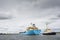 Tanker Robert Maersk is on his way to the Vopak terminal