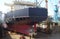 Tanker ship in dock