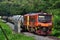 Tanker-train on the railway.