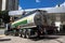 Tanker truck from BR Distributor, a Petrobras company, fuels a gas station in the