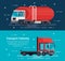 Tanker trucks logistic service