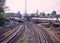 Tanks with fuel being transported by rail