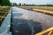 Tanks or reservoirs for cleansing sewage liquid with sludge in modern wastewater treatment plant