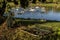 Tanks used for raising tilapia on a fish farm