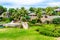 TANNA ISLAND, VANUATU - JULY 20, 2019: View of the hotel building Evergreen Resort