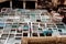 Tanneries of Fez. Tanks with dyes and vats in the traditional leather workshop of Fez