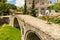 The Tanners` bridge, or Tabak bridge, a ottoman stone arch bridge in Tirana, Albania.