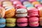 Tantalizing Colorful macaroon. Generate Ai