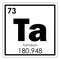 Tantalum chemical element