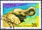 TANZANIA - CIRCA 1991: A stamp printed in Tanzania shows an elephant, circa 1991.