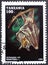 TANZANIA - CIRCA 1995: A stamp printed in Tanzania shows the hammer-headed bat Hypsignathus monstrosus , circa 1995