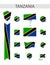 Tanzania Flat Flag Collection