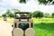 Tanzania, Serengeti national park - January 03, 2020: Tourists from utility vehicle jeep, photographed wild animals