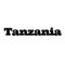 Tanzania stamp on white