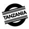 Tanzania stamp on white