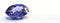 Tanzanite is a rare precious natural stone on a white background. AI generated. Header banner mockup with space