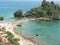 Taormina Isola Bella beach detail