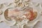 TAORMINA, ITALY - APRIL 9, 2018: The fresco of prophet Haggai church Chiesa di San Guseppe