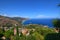 Taormina, Italy, Sicily August 26 2015. The splendid panorama from the Greek theater